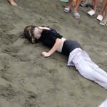 Female nursing student found floating in sea