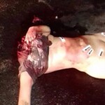 Half-naked woman found in the middle of road