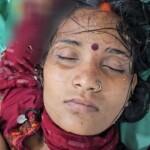 Dead Indian woman