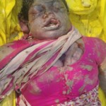 Dead Indian woman