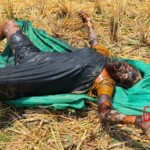 Dead Indian woman