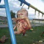 Massacre at children's playground during Chechen war