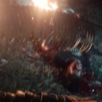 Motorcycle burns after crash, driver dead, passenger badly injured