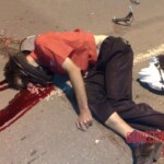 Motorcyclist died under wheels of truck