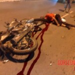 Motorcyclist died under wheels of truck