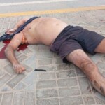 Motorcyclist tore his head off on streetlight pole