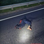 Nighttime pedestrian fatally struck and torn apart by BMW driver