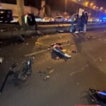 Three killed as Mercedes crashes at 190 mph