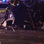 Three killed as Mercedes crashes at 190 mph