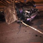 Three killed as Mercedes crashes at 190 mph