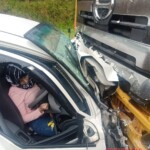 Woman had head-on collision with truck and died