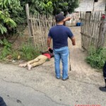 Young guy and woman on motorcycle killed by armed men