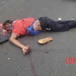 Cambodian motorcyclist’s head exploded on asphalt