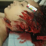 Female victim of machete murder in China