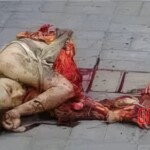 Young Chinese woman torn apart by bomb in car