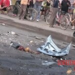 Young Chinese woman torn apart by bomb in car