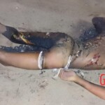 Charred male body found on dirt road