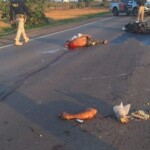 Collision with truck tore motorcyclist’s body