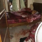 Couple with child fatally attacked by home bulgar