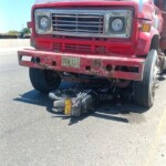 Deadly consequences of motorbike-truck collision