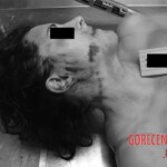 Female victim of car crash in morgue