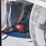 Group of three teenagers crushed by truck