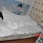 Young chinese female stabbed by boyfriend