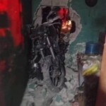 Young man dying after crashing his motorcycle into wall