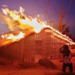 Aftermath of attack by African branch of ISIS on Christian village