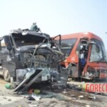 Bus passenger lost part of his arm in collision with truck