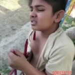 Boy accidentally got impaled on sharp metal railing