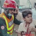 Boy accidentally got impaled on sharp metal railing