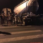 Crushed under tanker truck’s wheels