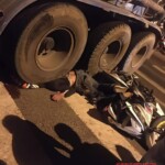 Crushed under tanker truck’s wheels