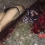 Female cut in half by train