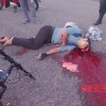 Someone shot his brain out of his head