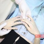 Initial inspection of deceased woman's body