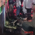 Motorcyclist sent flying off bridge in traffic accident