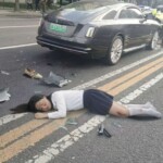Two female students hit by Rolls-Royce