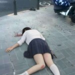 Two female students hit by Rolls-Royce