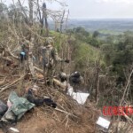 Aftermath of airstrike against ELN guerrilla group