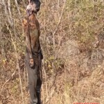 Hanging victim found on hill near village