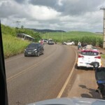Horrific aftermath of head-on crash between car and bus