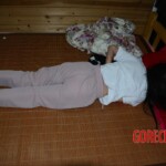 Initial forensic examination of strangled Chinese woman