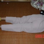 Initial forensic examination of strangled Chinese woman