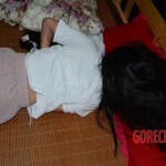 Initial forensic examination of strangled Chinese woman