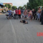 Young Cambodian woman lost her leg in collision with car