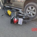 Young Cambodian woman lost her leg in collision with car