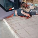 Bloody aftermath of bus accident in state of Bahia