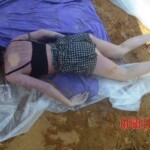 Initial examination of drowned Chinese woman